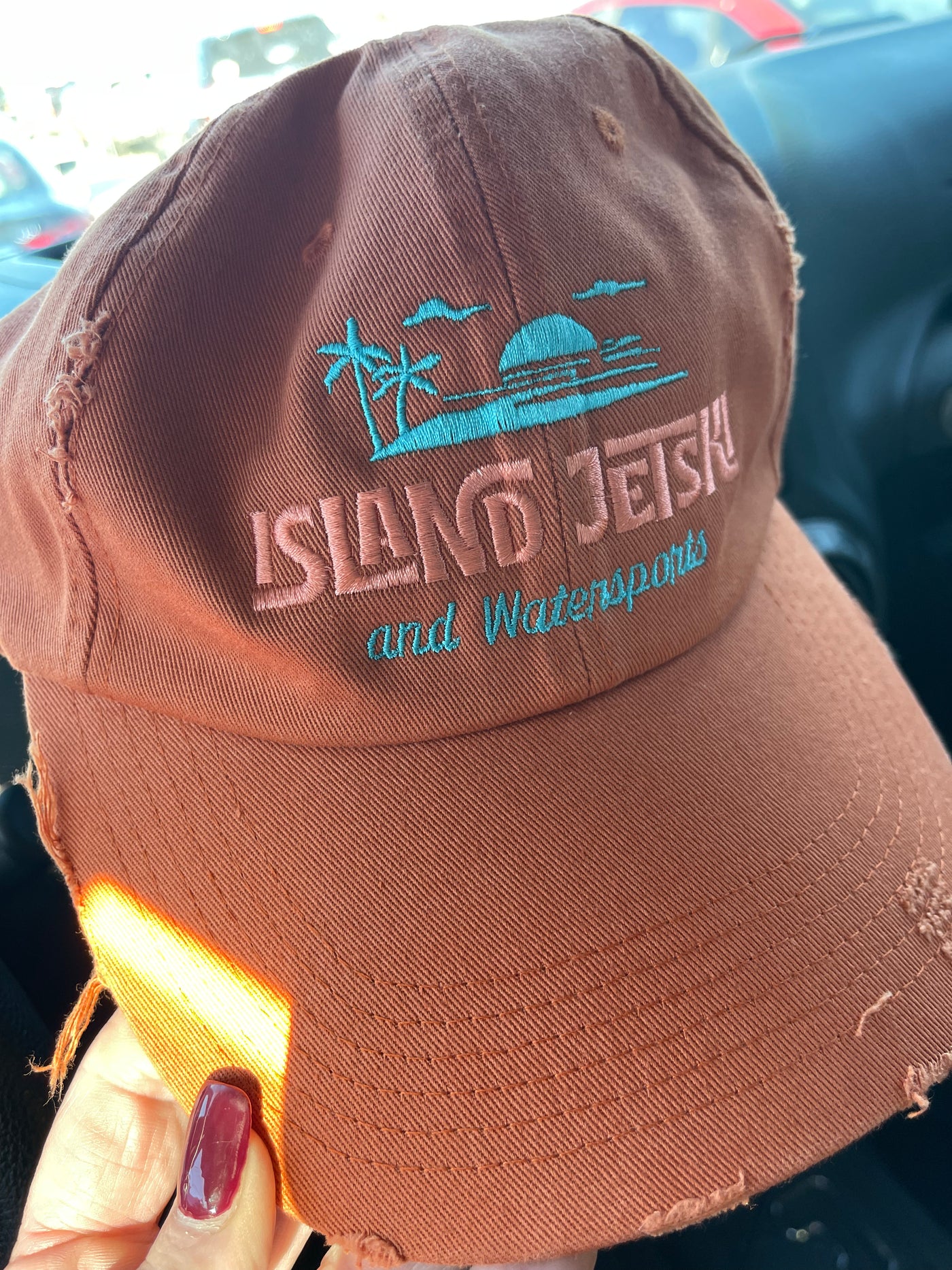 Island Jetski Custom Distressed Hat